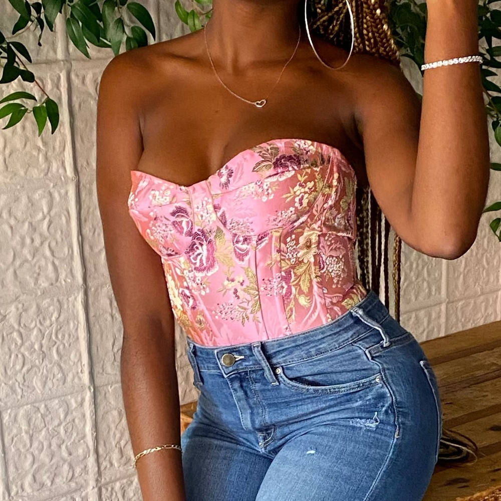 PLT oriental corset top